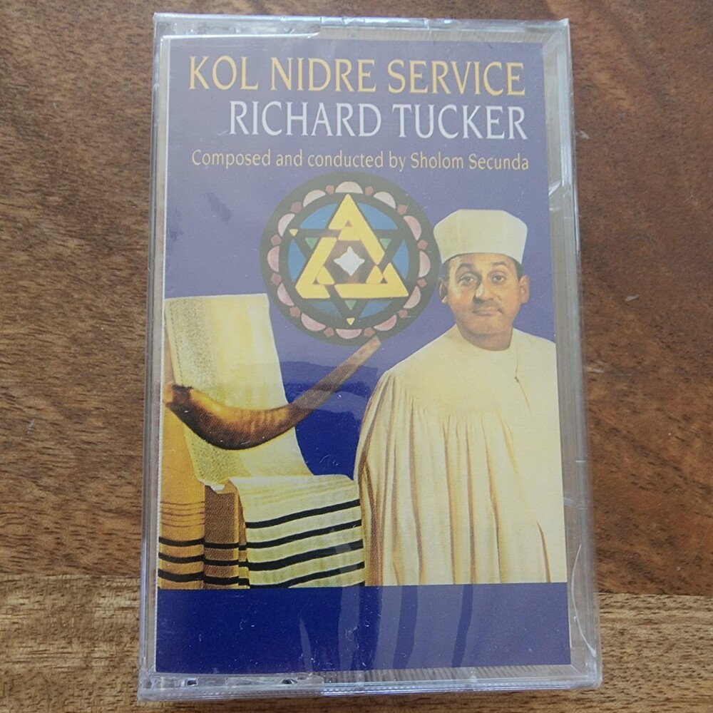 Richard Tucker Sholom Secunda Cassette Kol Nidre Service Blue Jewish Masterworks